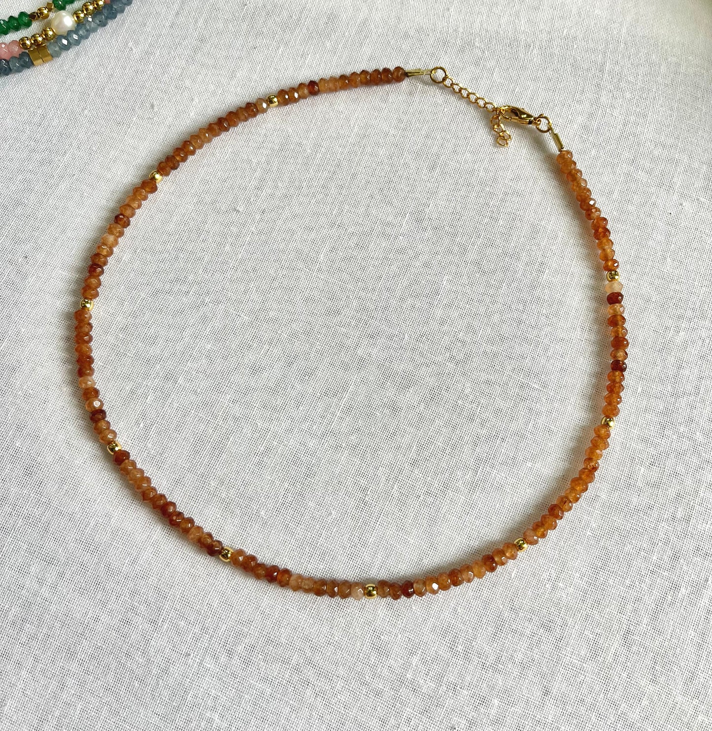 Natural Sunstone necklace