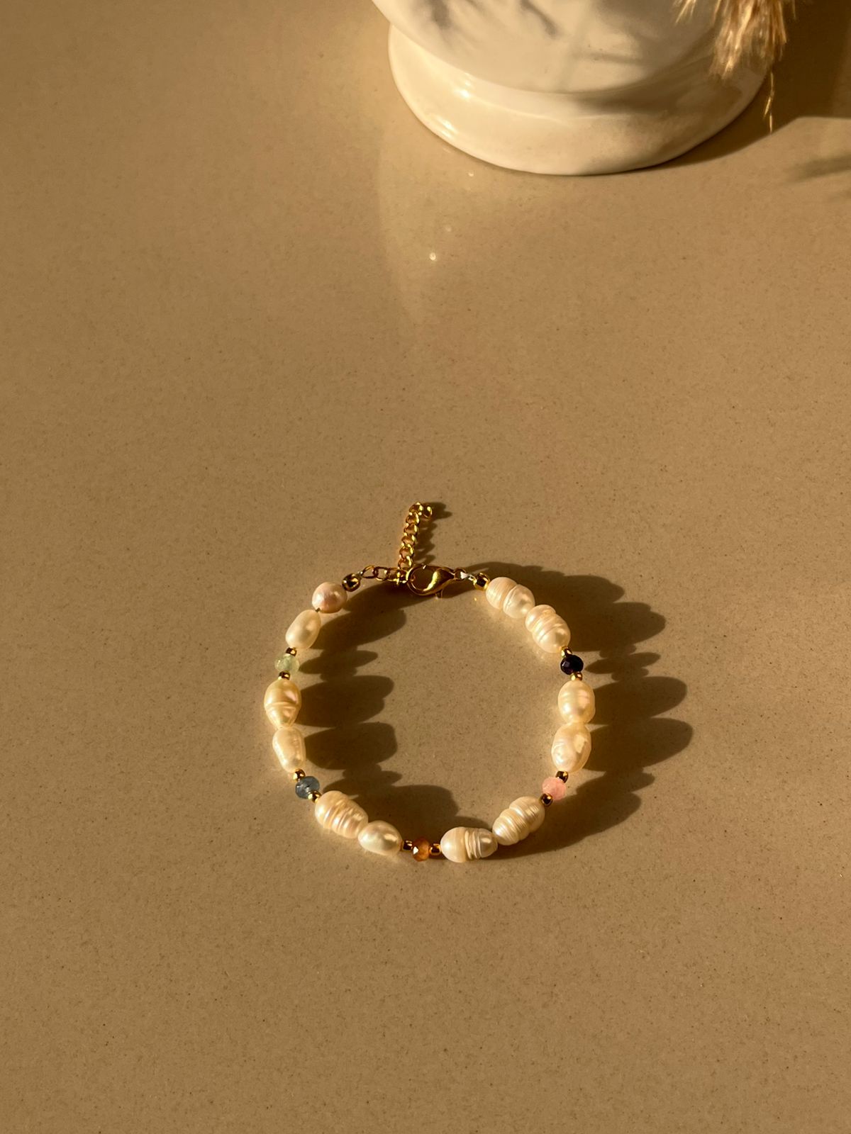 Pearl Gemstone Mix bracelet