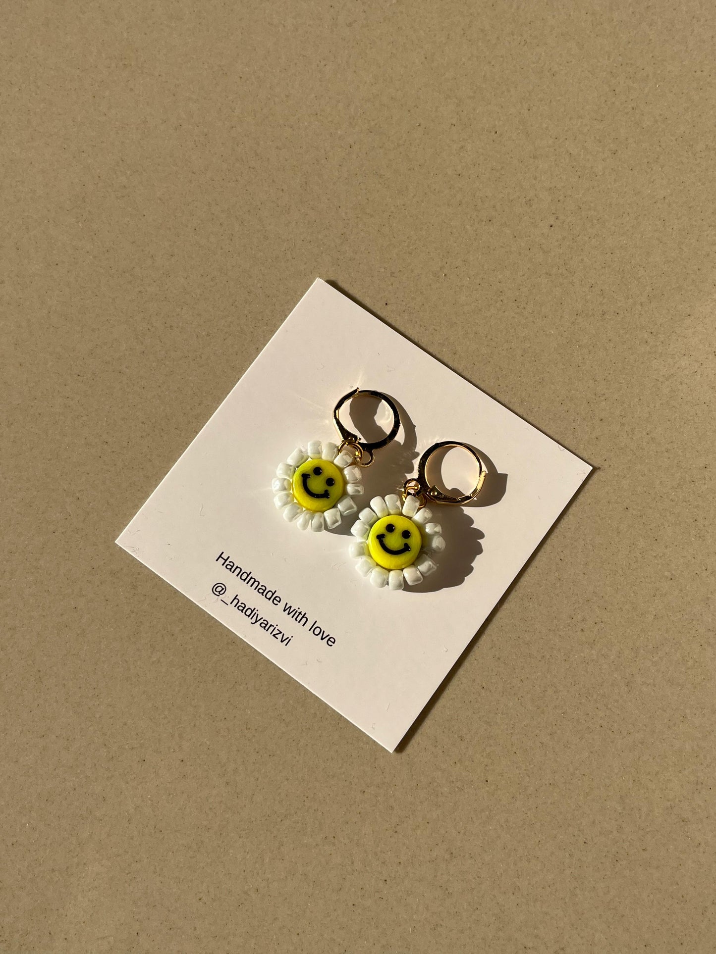 Smiley Flower Earrings
