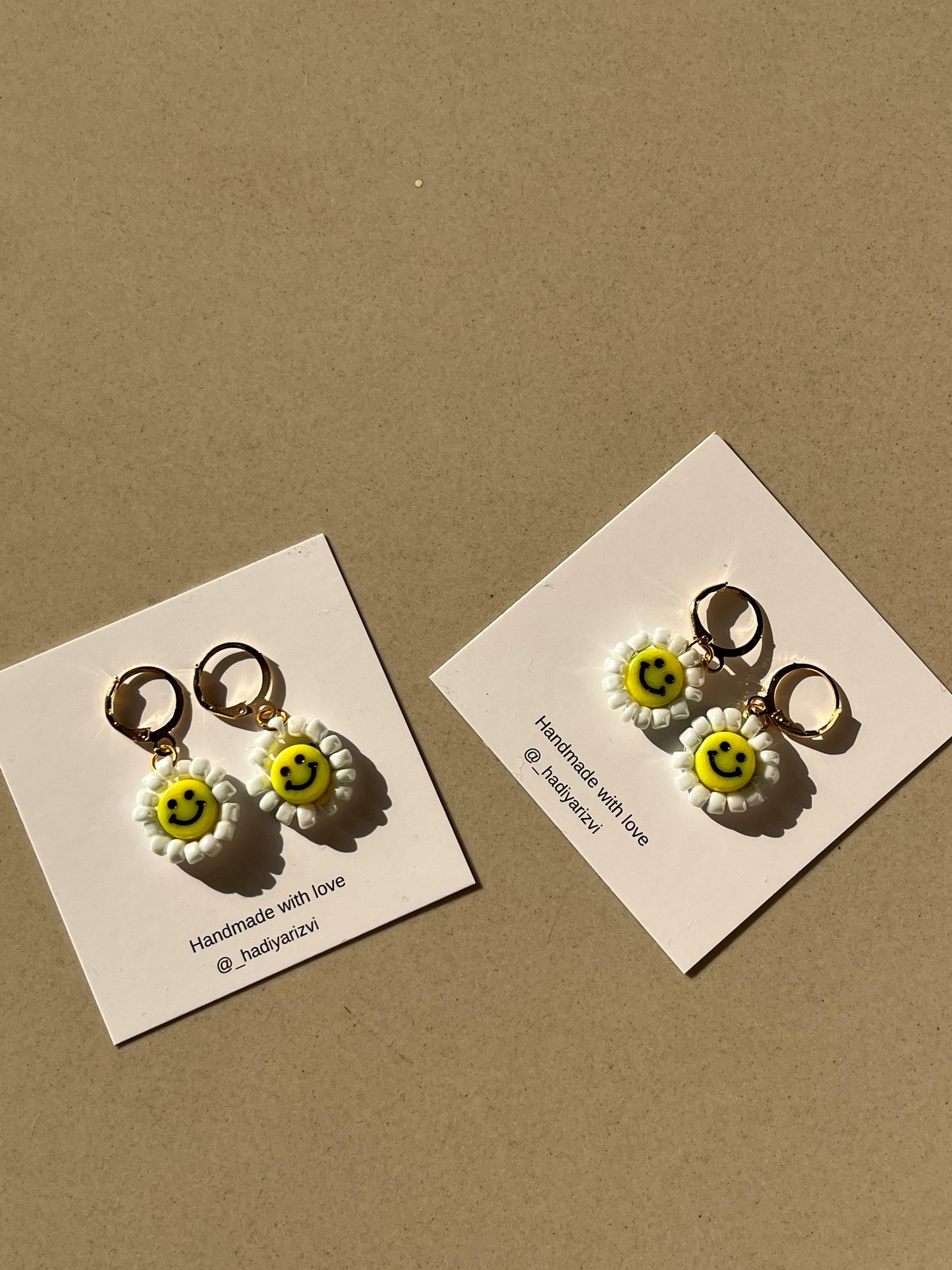 Smiley Flower Earrings