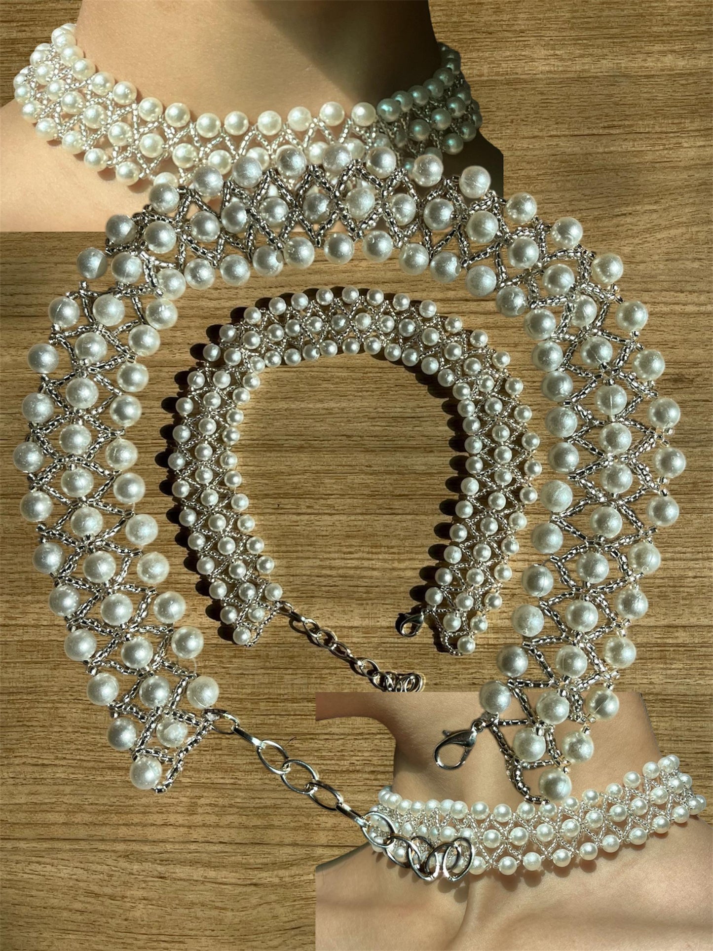 Handmade Beaded choker