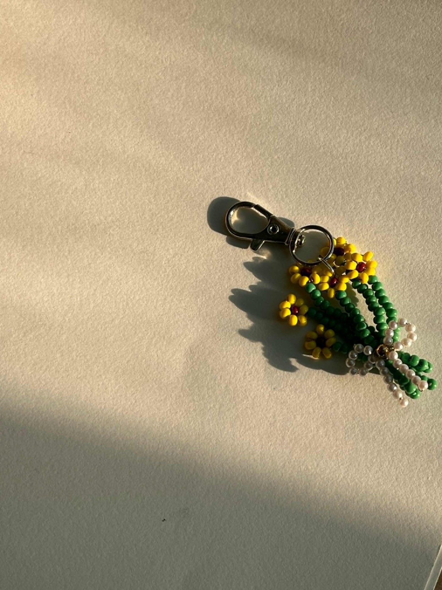 Sunflower beaded bouquet