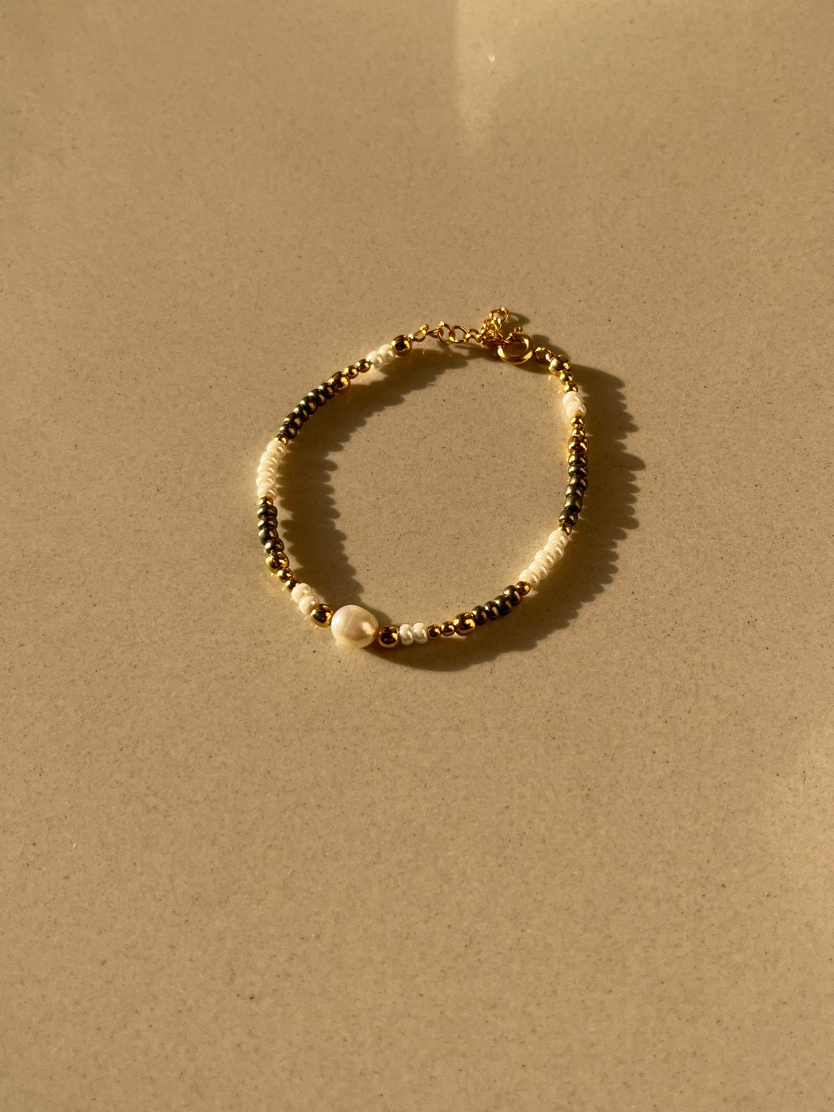 Pearl and Seed Bead Bracelet