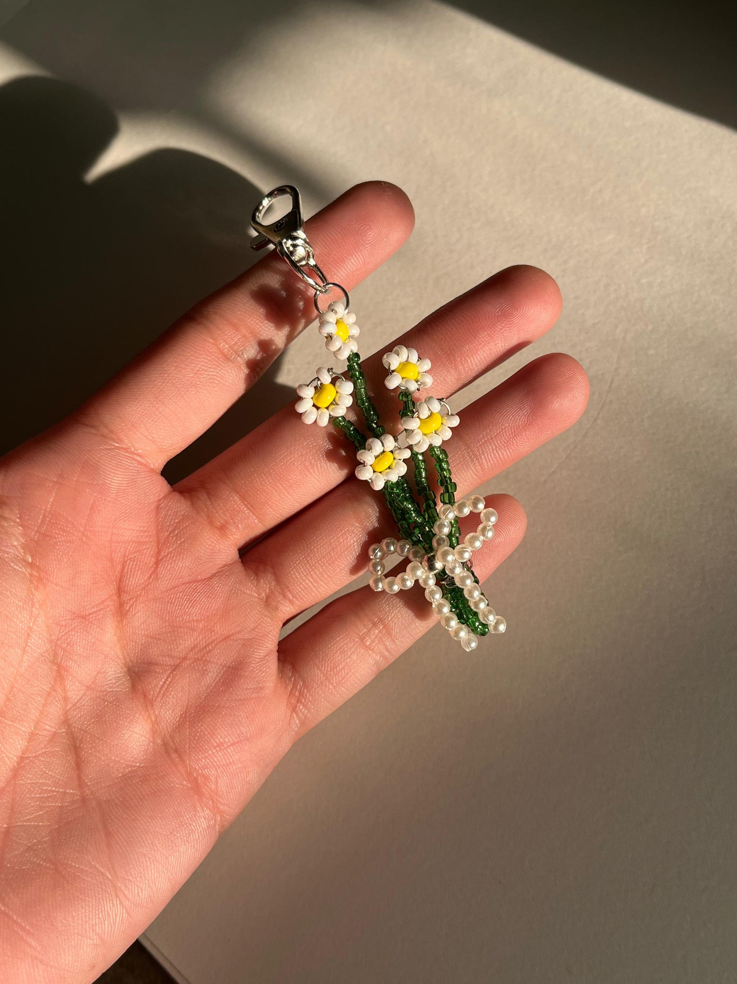 Daisy beaded bouquet