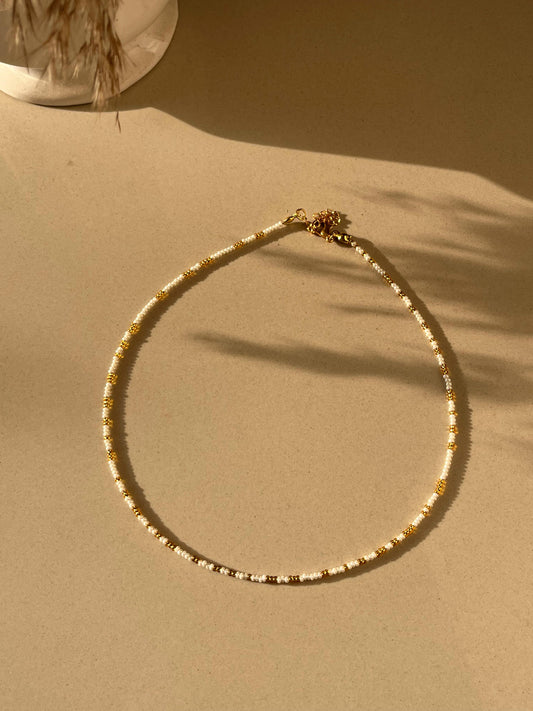 White & Golden Necklace