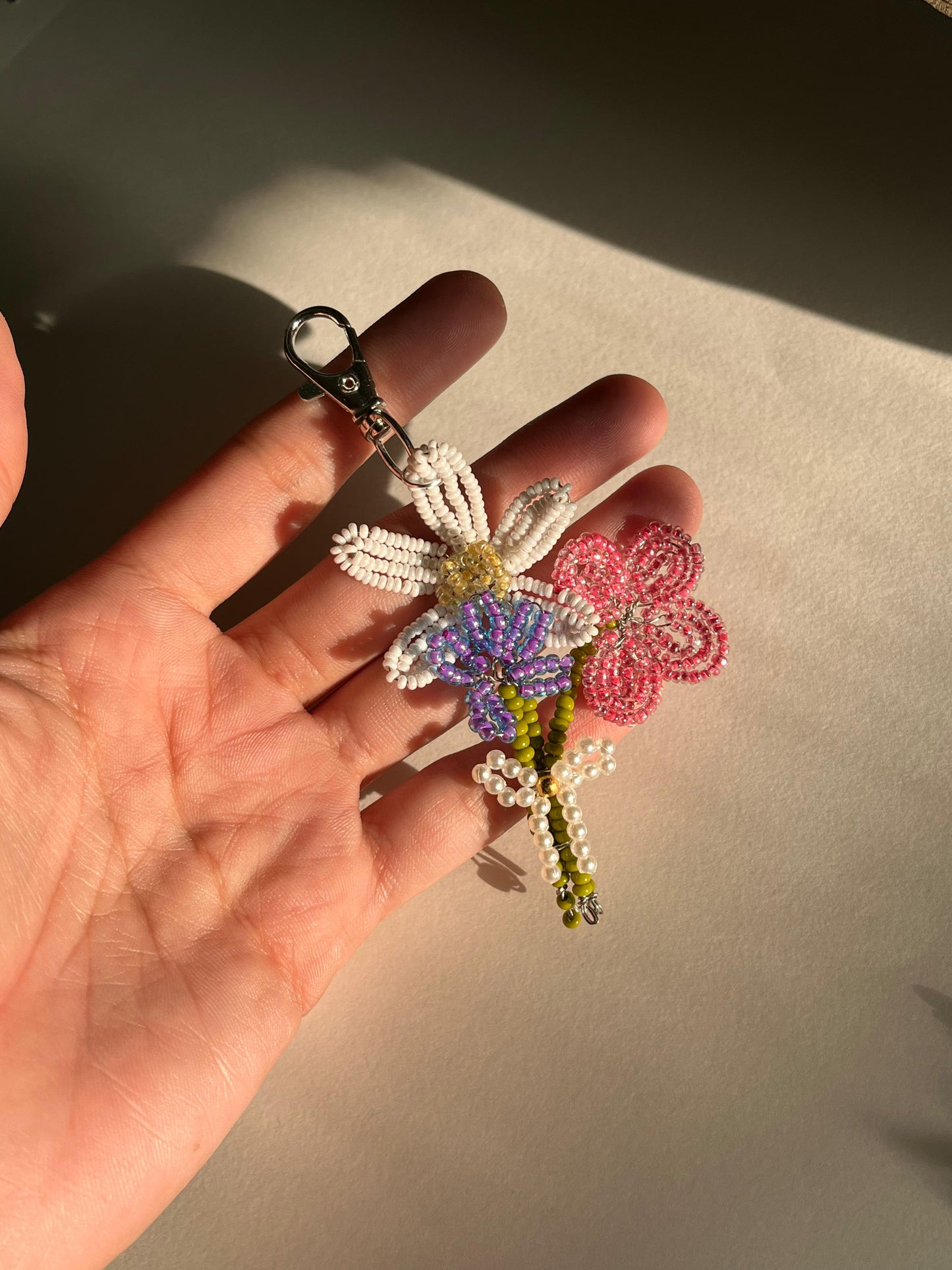 Flowers beaded bouquet