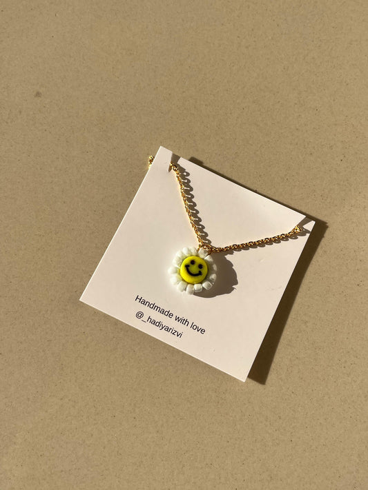 Smiley Flower Pendant