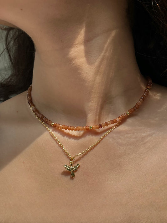 Natural Sunstone necklace