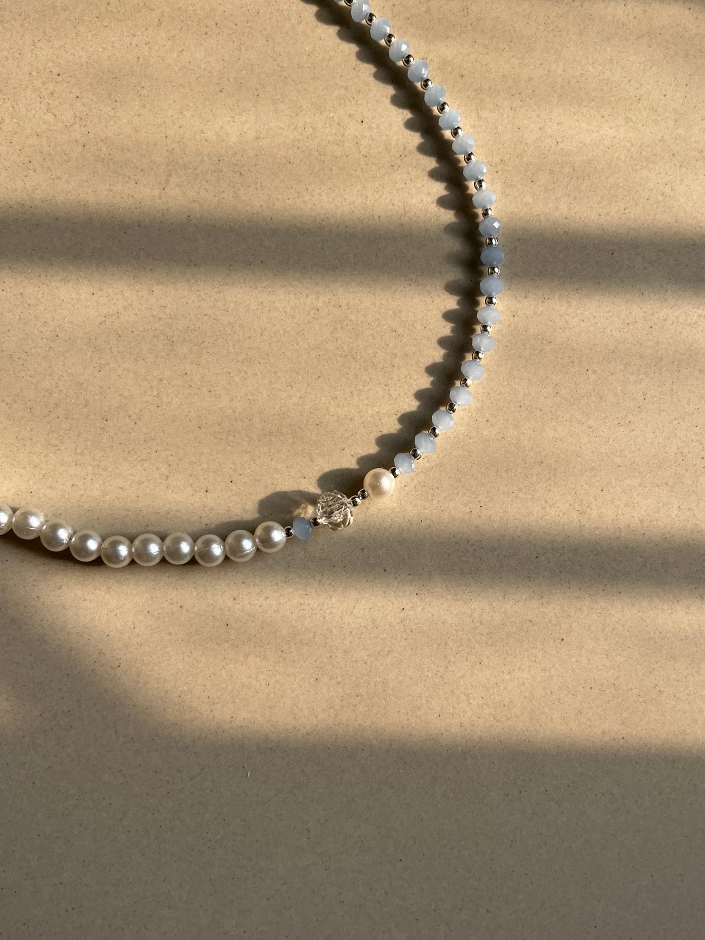 Crystal blue Necklace