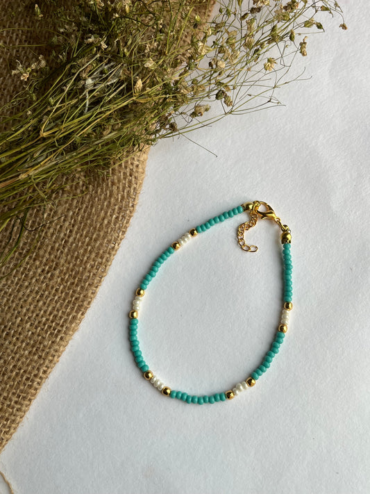 Beaded anklet