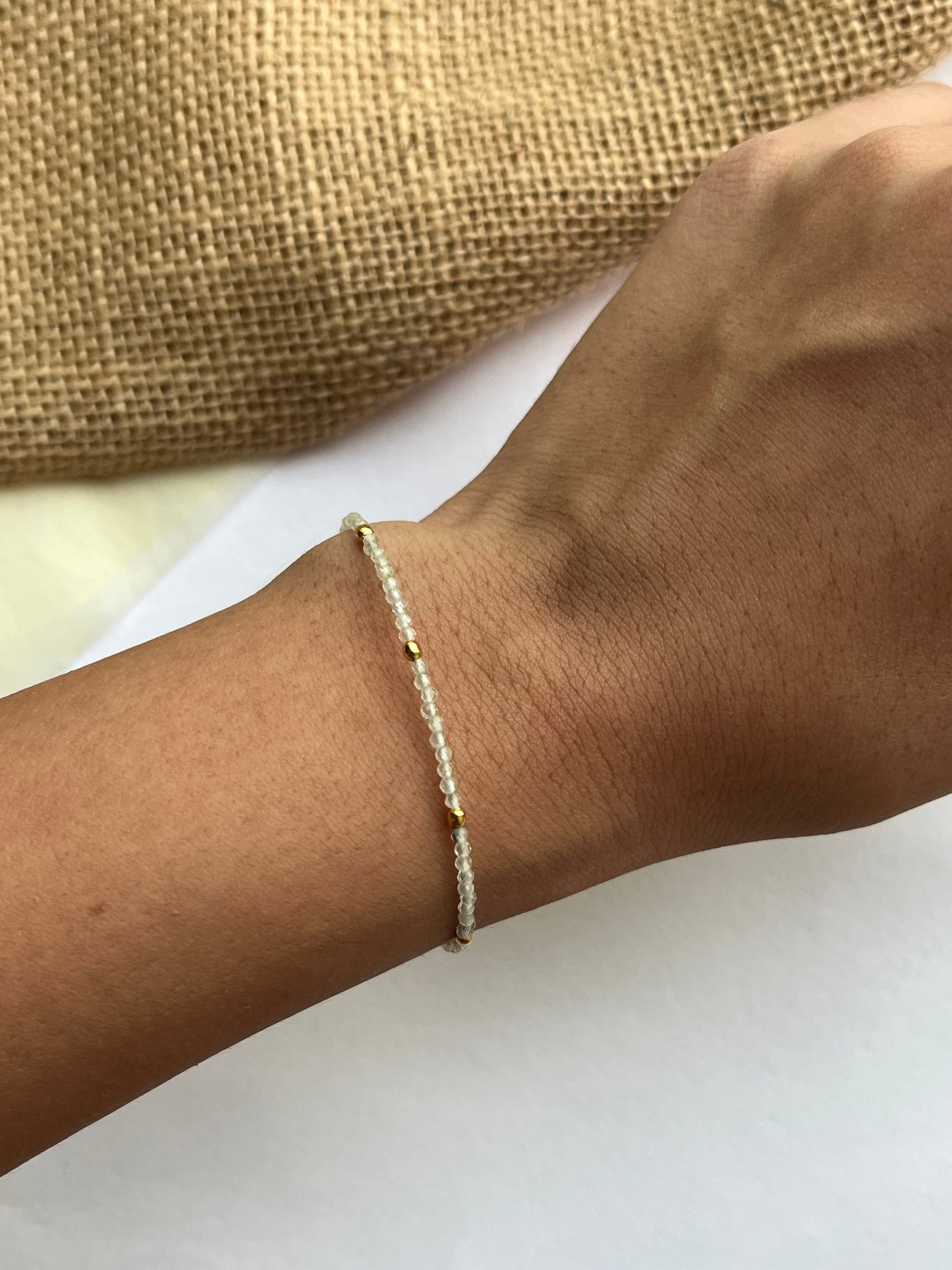 Prehnite Gemstone Bracelet