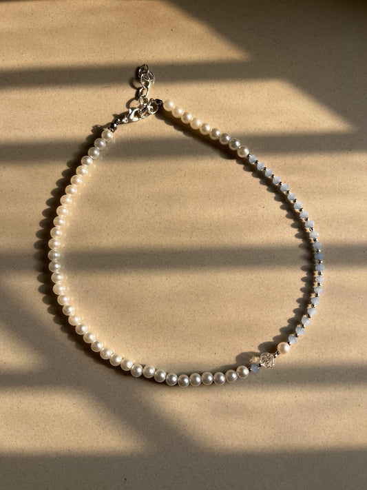 Crystal blue Necklace