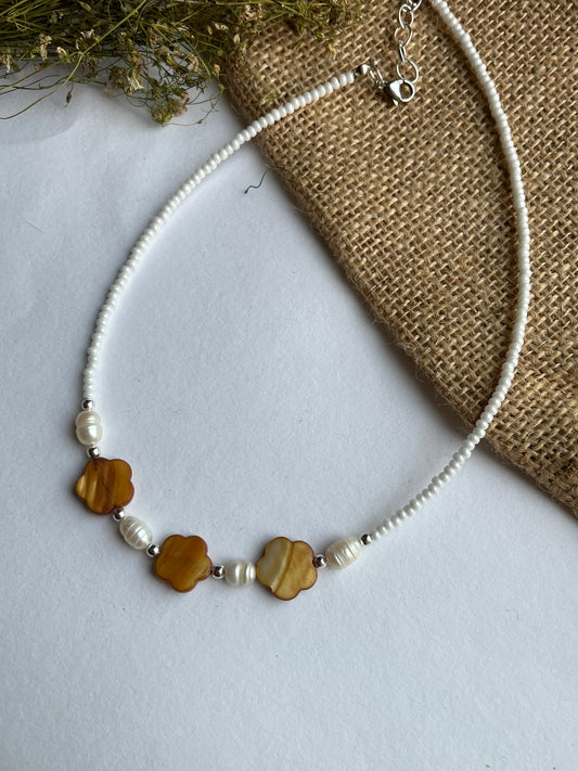 Golden Shell Necklace