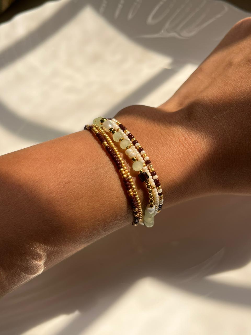 Beaded Bracelet Stack