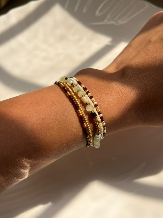 Beaded Bracelet Stack
