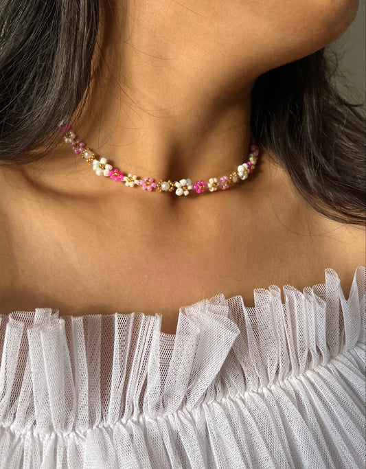 Pink Garden Choker