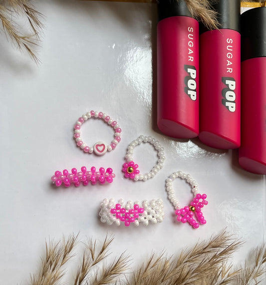 Pink Pop rings